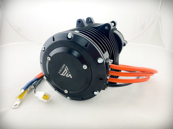 Электродвигатель QS Motor 3kWt с редуктором (1:2,47, BLDC, 72 В, до 120 Н·м, воздушное охлаждение, с датчиками Холла) — изображение 2