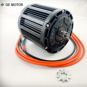 Электродвигатель QS Motor 3kW (BLDC, 72 В, до 85 Н·м, воздушное охлаждение, с датчиками Холла)